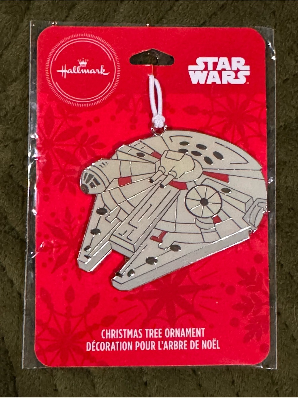 Hallmark Metal Enamel Star Wars Millennium Falcon Christmas Tree Ornament